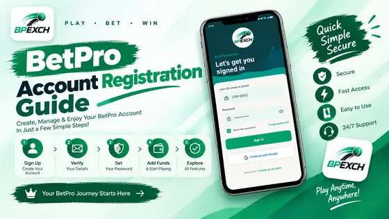 BetPro account registration guide