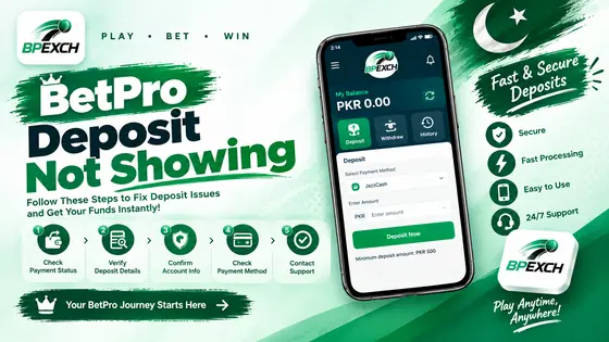 BetPro Deposit Not Showing