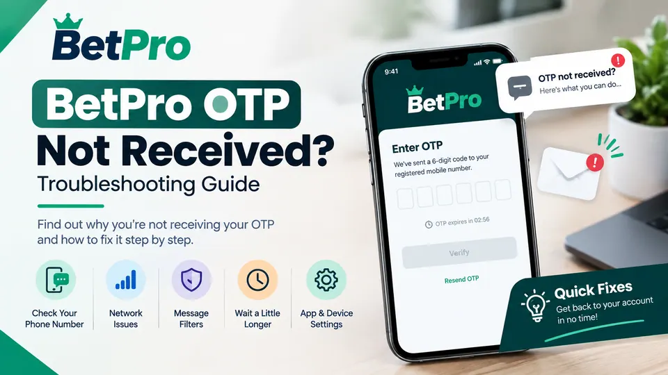BetPro OTP verification