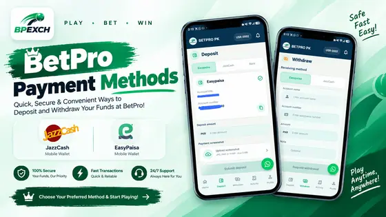 BetPro payment methods