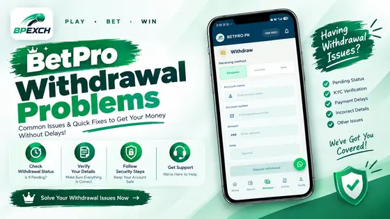 BetPro withdrawal problems guide