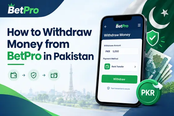 withdraw money from BetPro